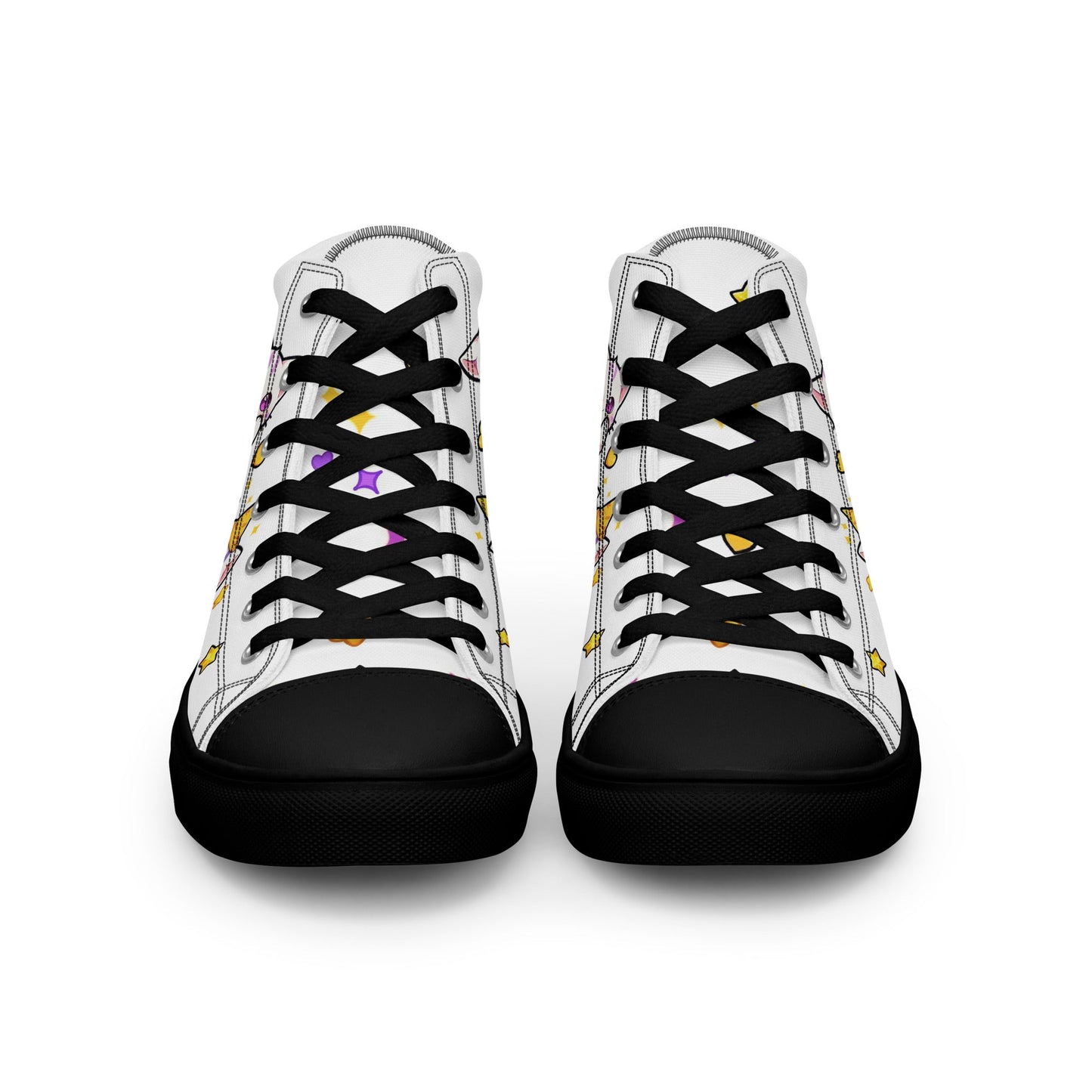 Unisex High top canvas shoes - Cute Cats - LucyKay store