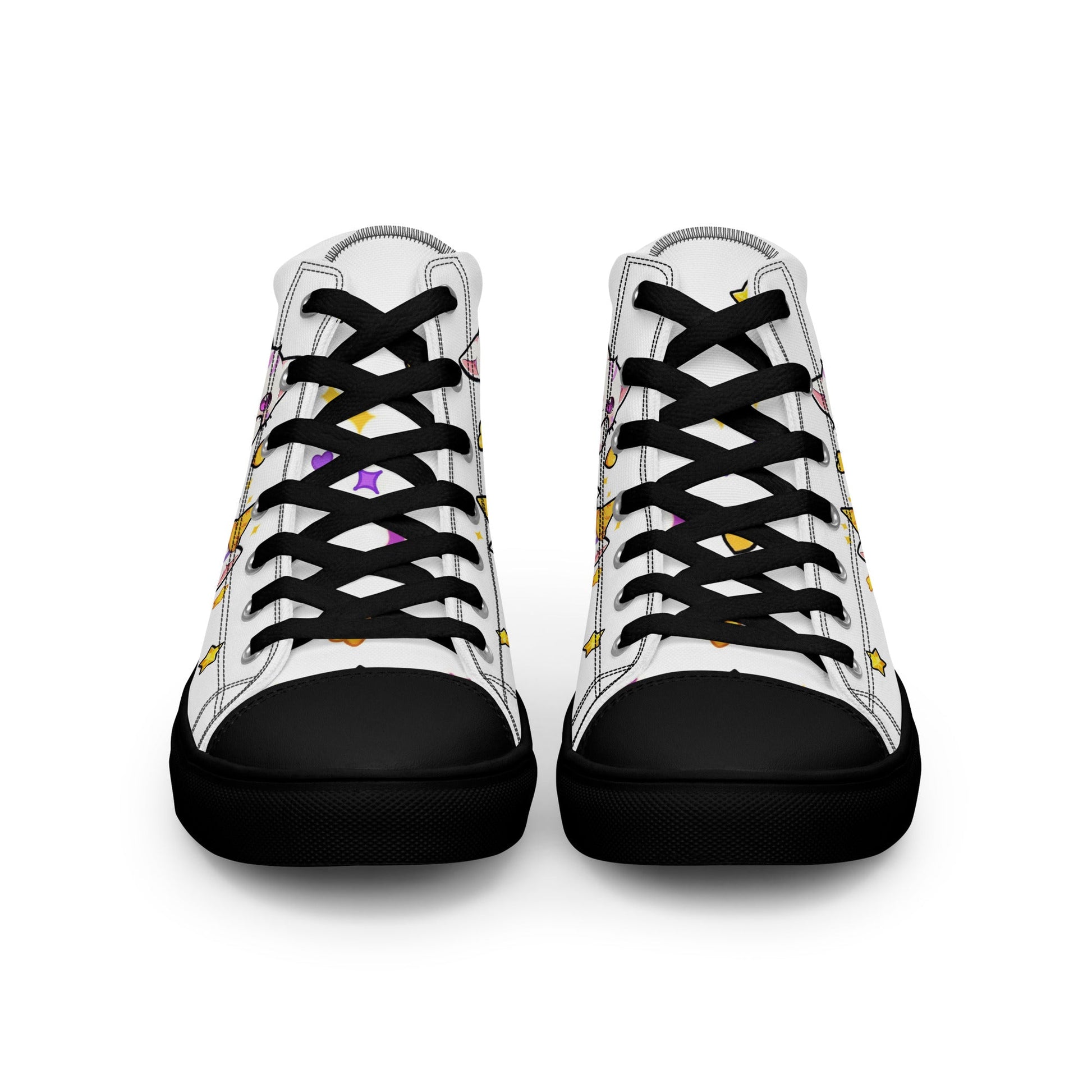Unisex High top canvas shoes - Cute Cats - LucyKay store
