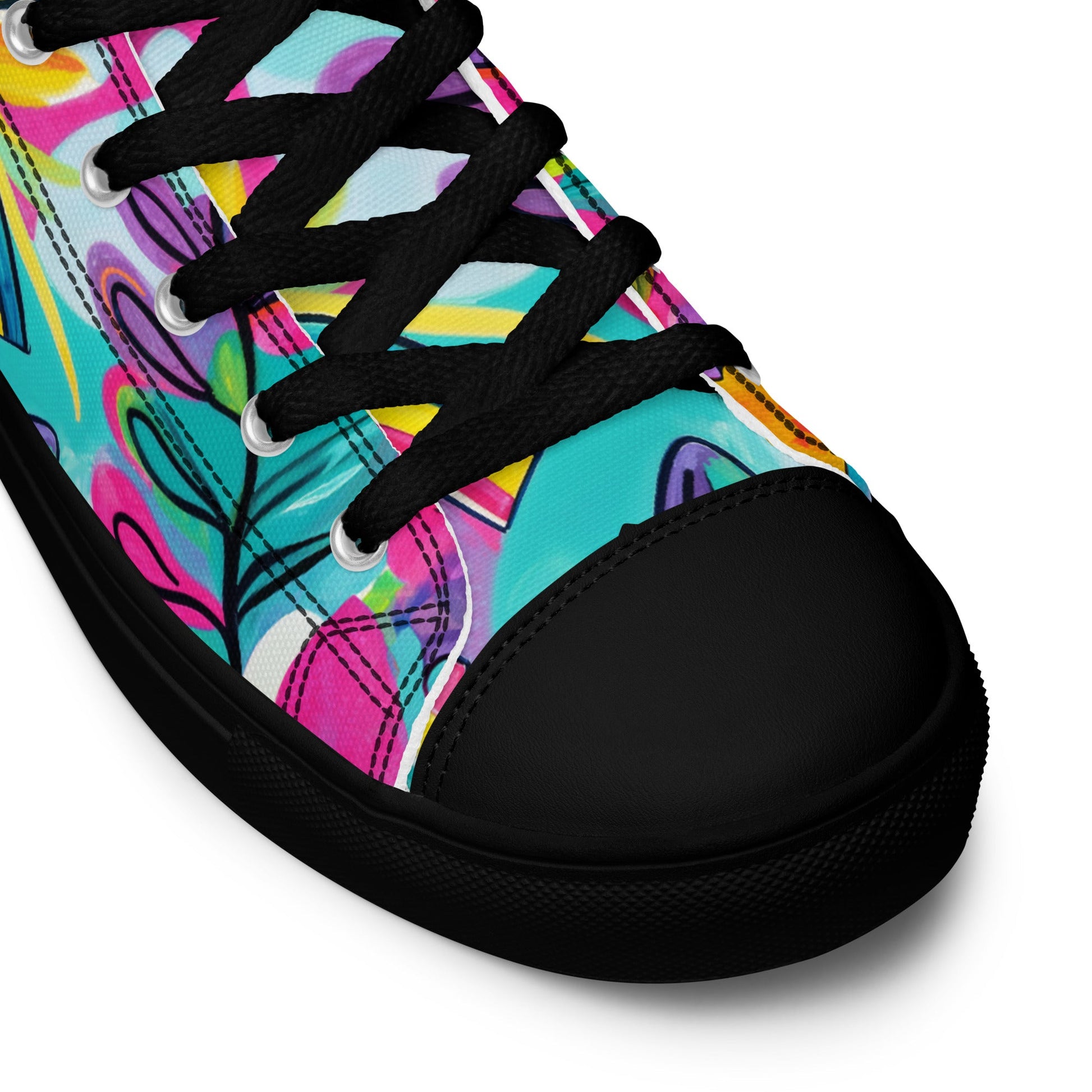 Unisex high top canvas shoes - Feel it - LucyKay store