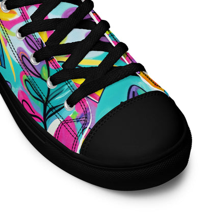 Unisex high top canvas shoes - Feel it - LucyKay store