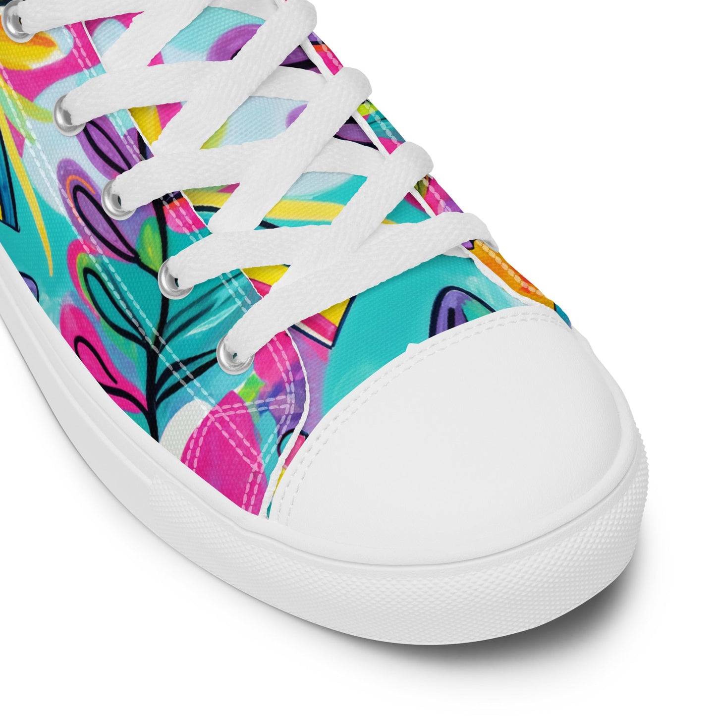 Unisex high top canvas shoes - Feel it - LucyKay store