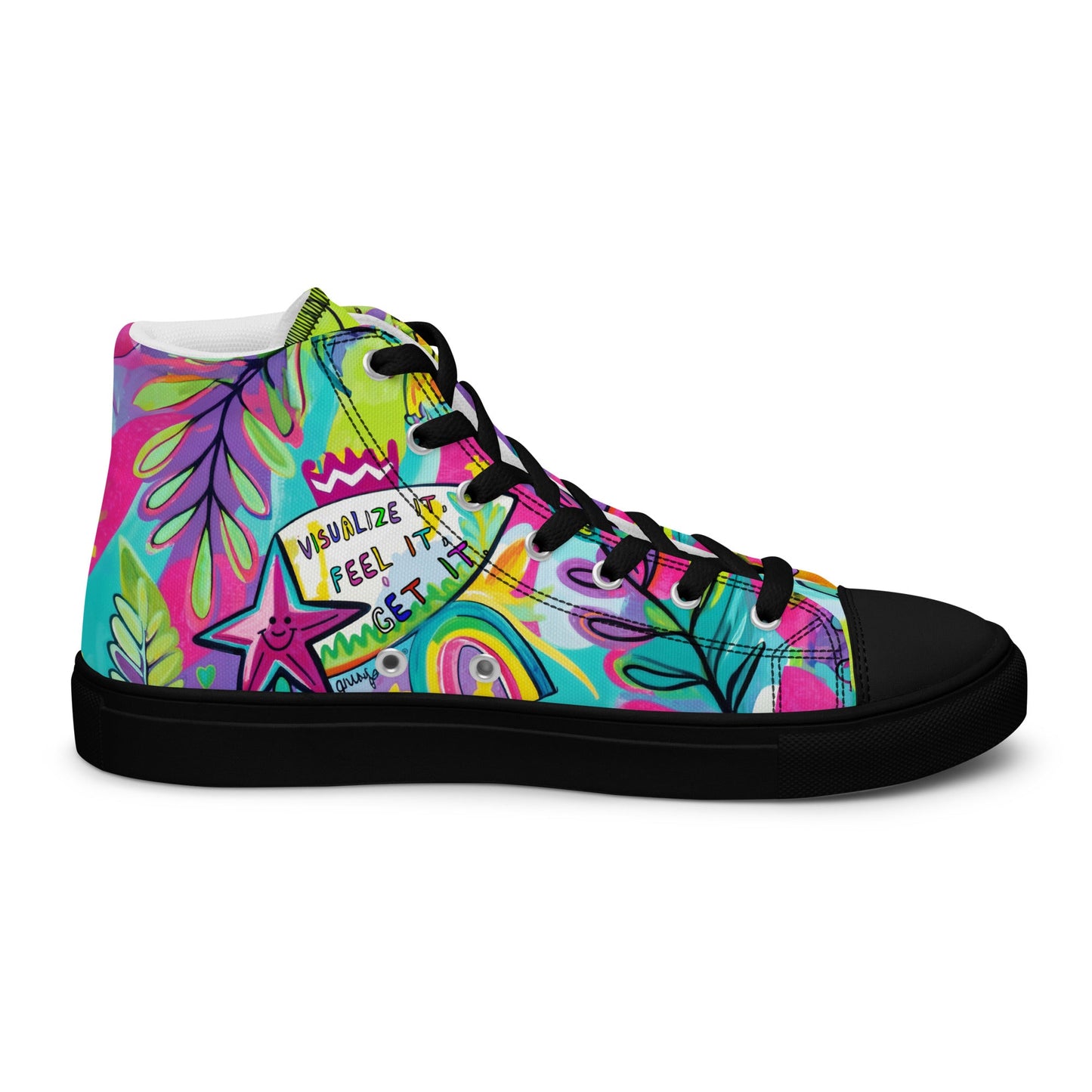 Unisex high top canvas shoes - Feel it - LucyKay store