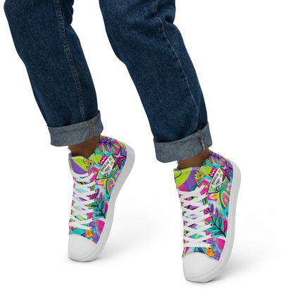 Unisex high top canvas shoes - Feel it - LucyKay store