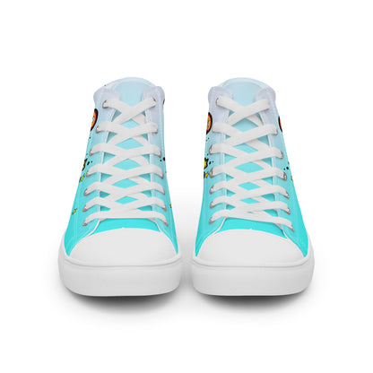 Unisex high top canvas shoes - Let'go - LucyKay store