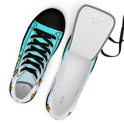 Unisex high top canvas shoes - Let'go - LucyKay store