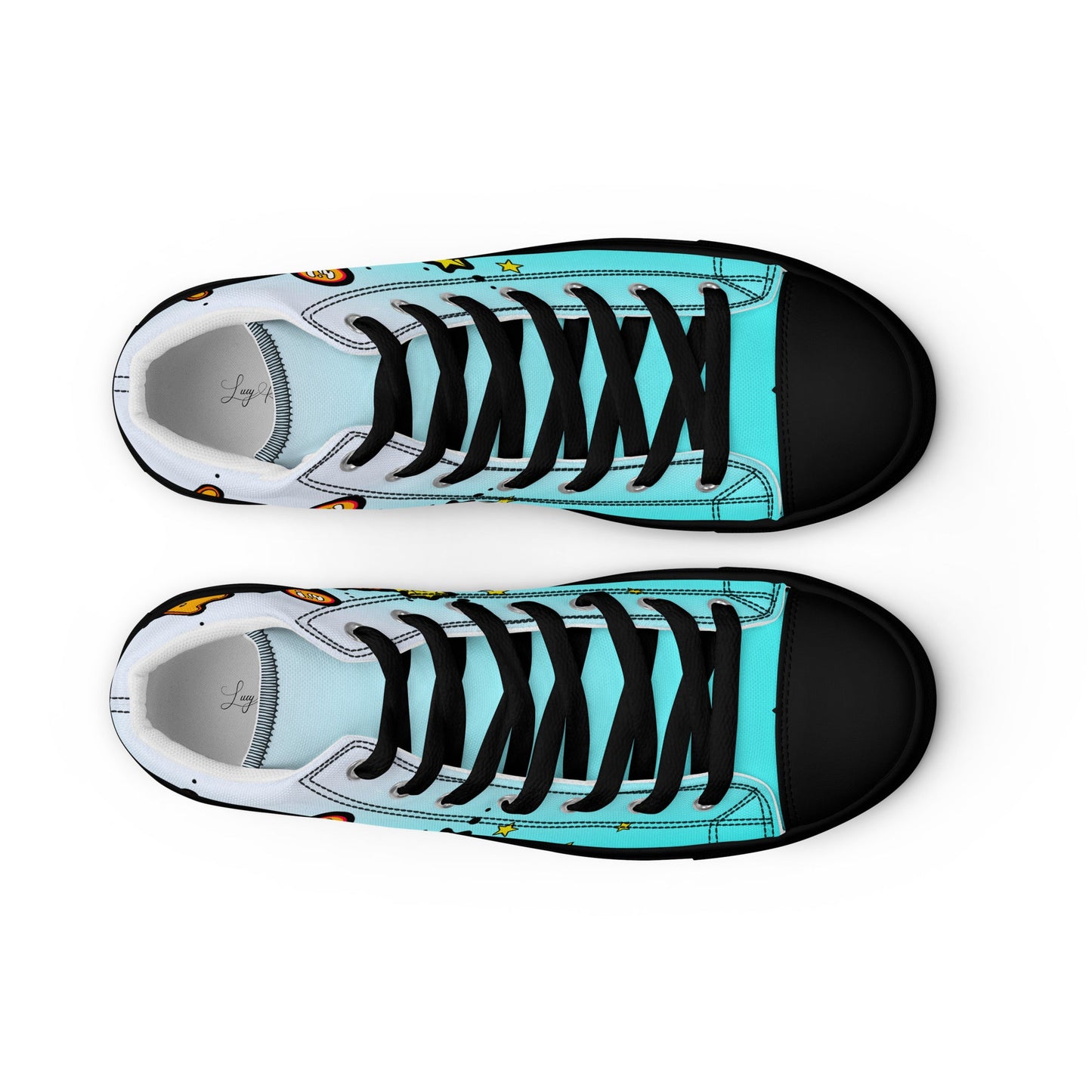 Unisex high top canvas shoes - Let'go - LucyKay store