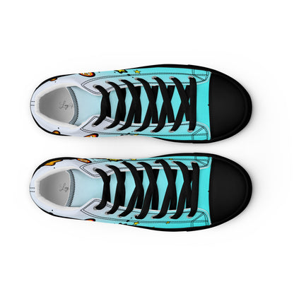Unisex high top canvas shoes - Let'go - LucyKay store