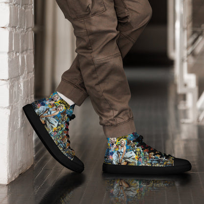 Unisex high top canvas shoes - Marilyn Monroe - LucyKay store