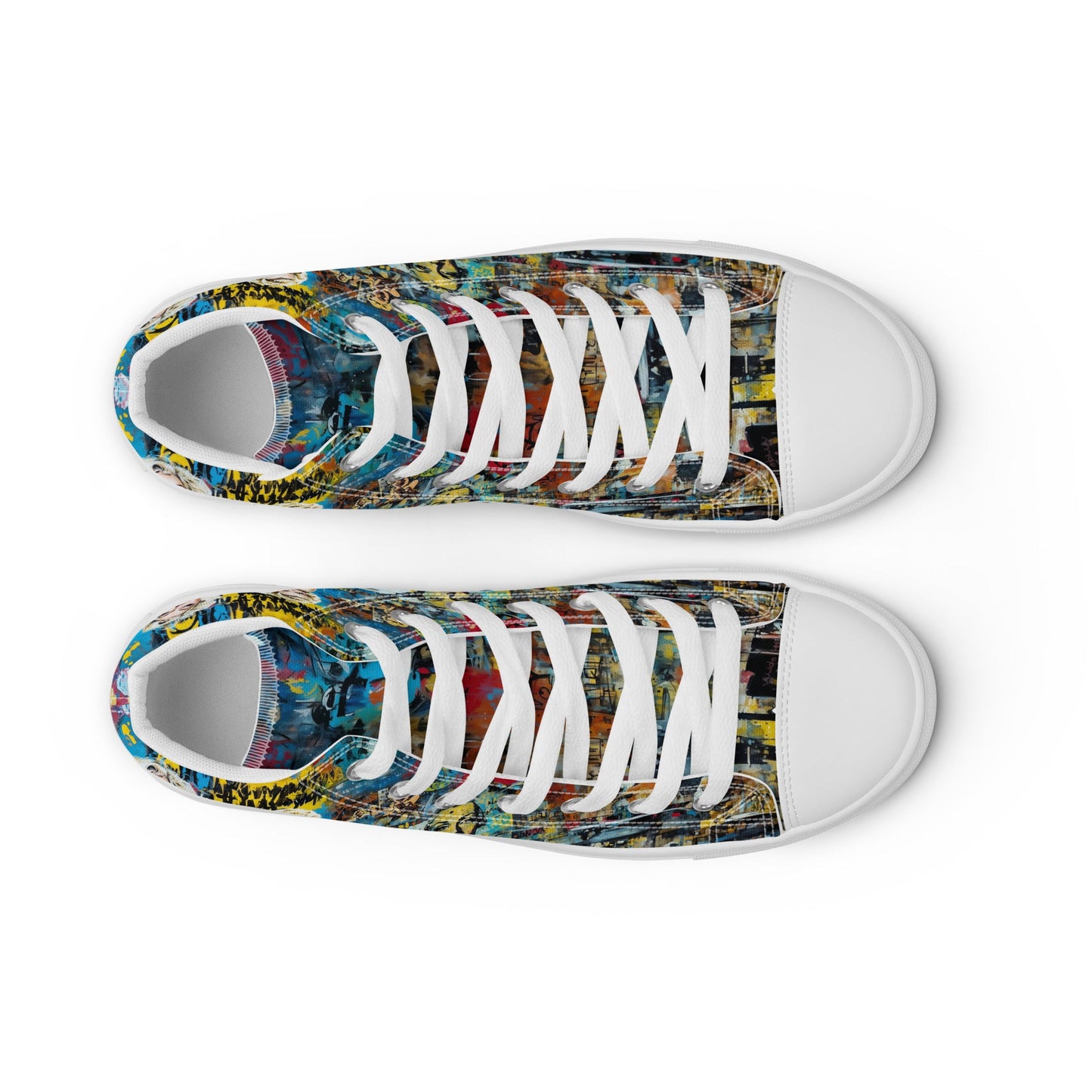Unisex high top canvas shoes - Marilyn Monroe - LucyKay store