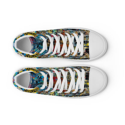 Unisex high top canvas shoes - Marilyn Monroe - LucyKay store