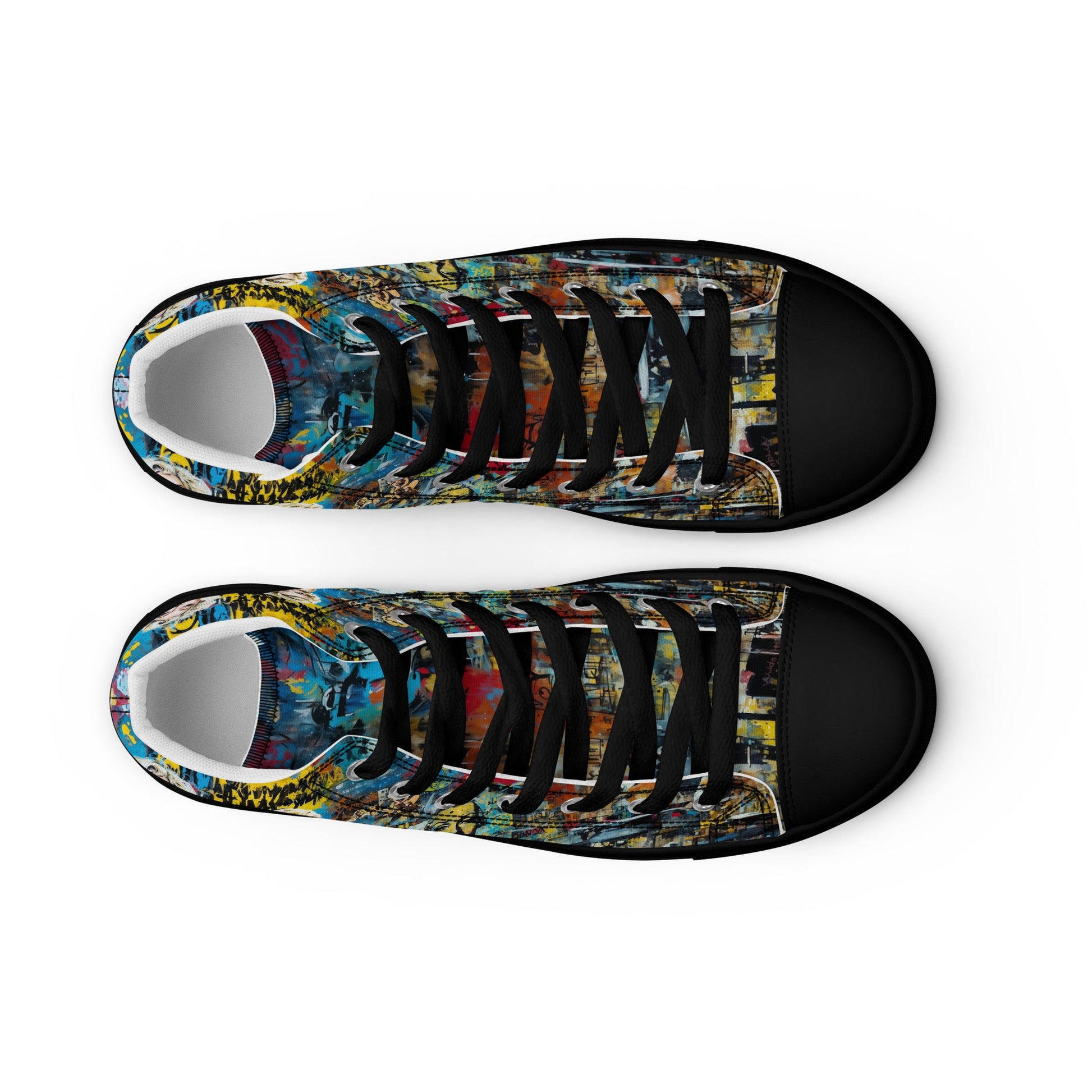 Unisex high top canvas shoes - Marilyn Monroe - LucyKay store