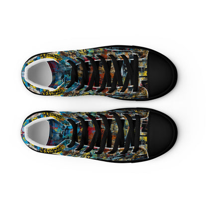 Unisex high top canvas shoes - Marilyn Monroe - LucyKay store