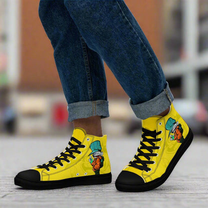 Unisex high top canvas shoes - Sprayer - LucyKay store