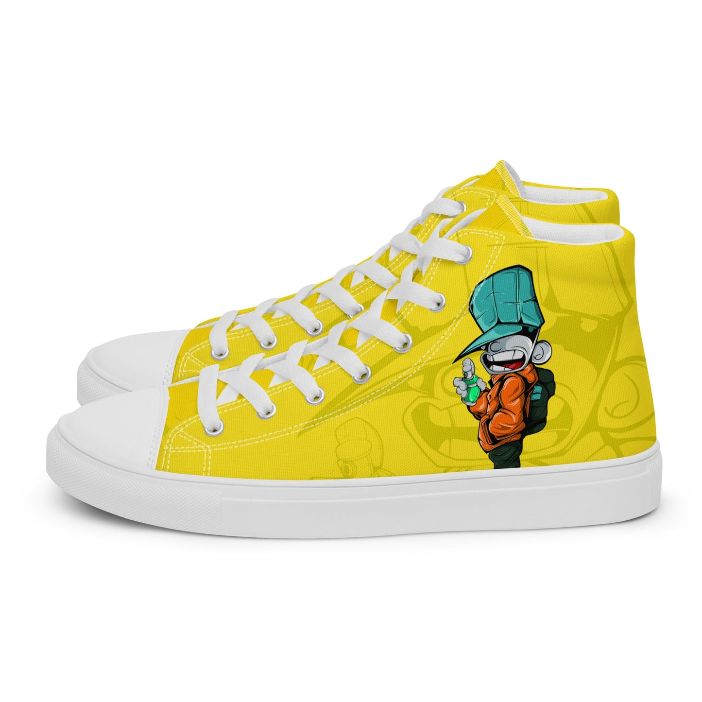 Unisex high top canvas shoes - Sprayer - LucyKay store