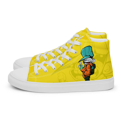 Unisex high top canvas shoes - Sprayer - LucyKay store