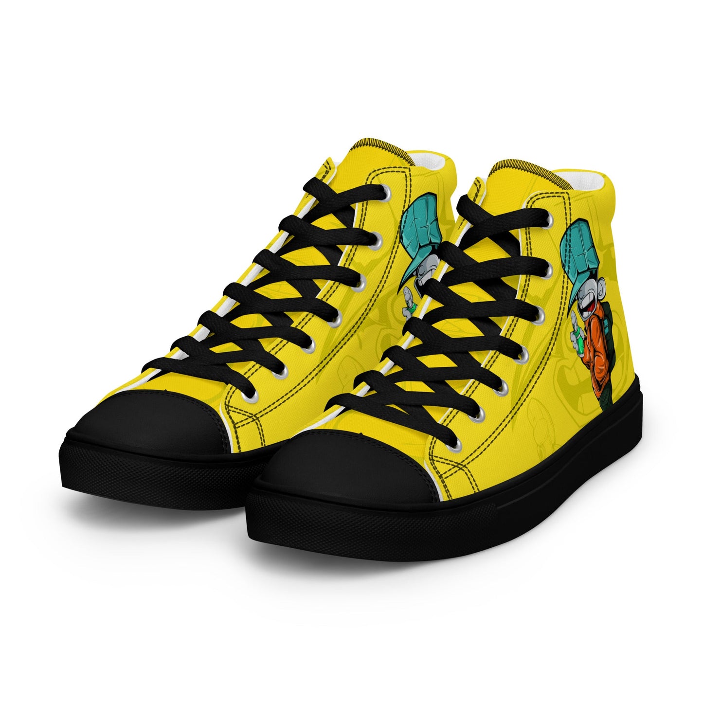 Unisex high top canvas shoes - Sprayer - LucyKay store