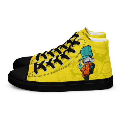 Unisex high top canvas shoes - Sprayer - LucyKay store