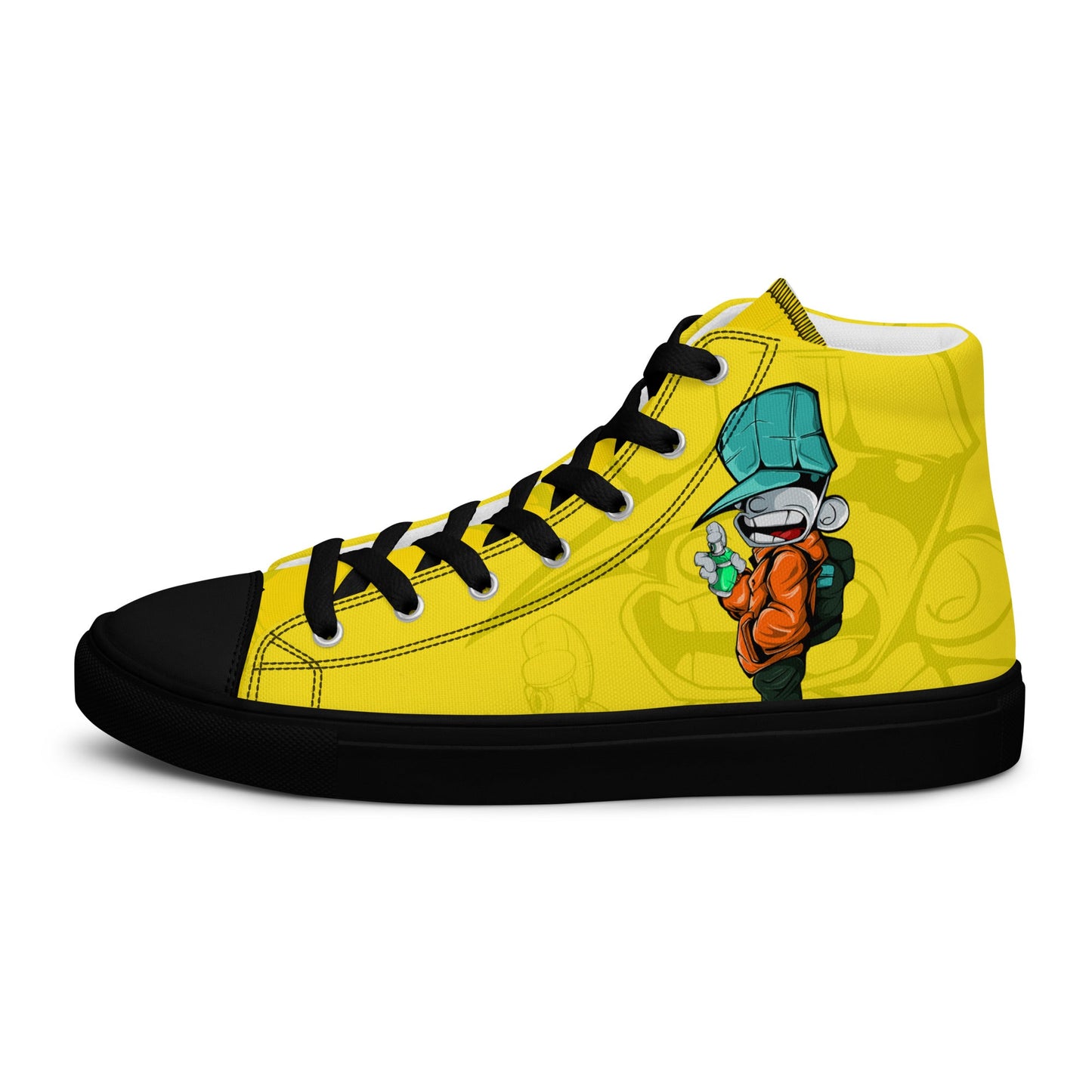 Unisex high top canvas shoes - Sprayer - LucyKay store