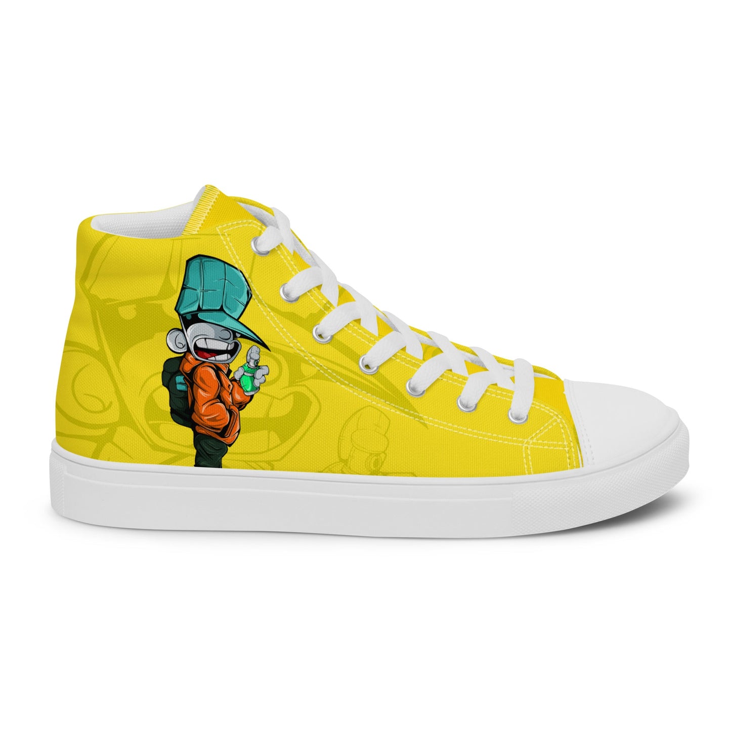 Unisex high top canvas shoes - Sprayer - LucyKay store