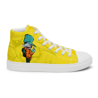 Unisex high top canvas shoes - Sprayer - LucyKay store