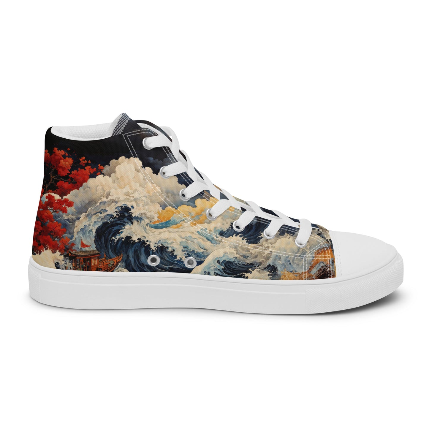 Unisex - high top canvas shoes - Storm - LucyKay store