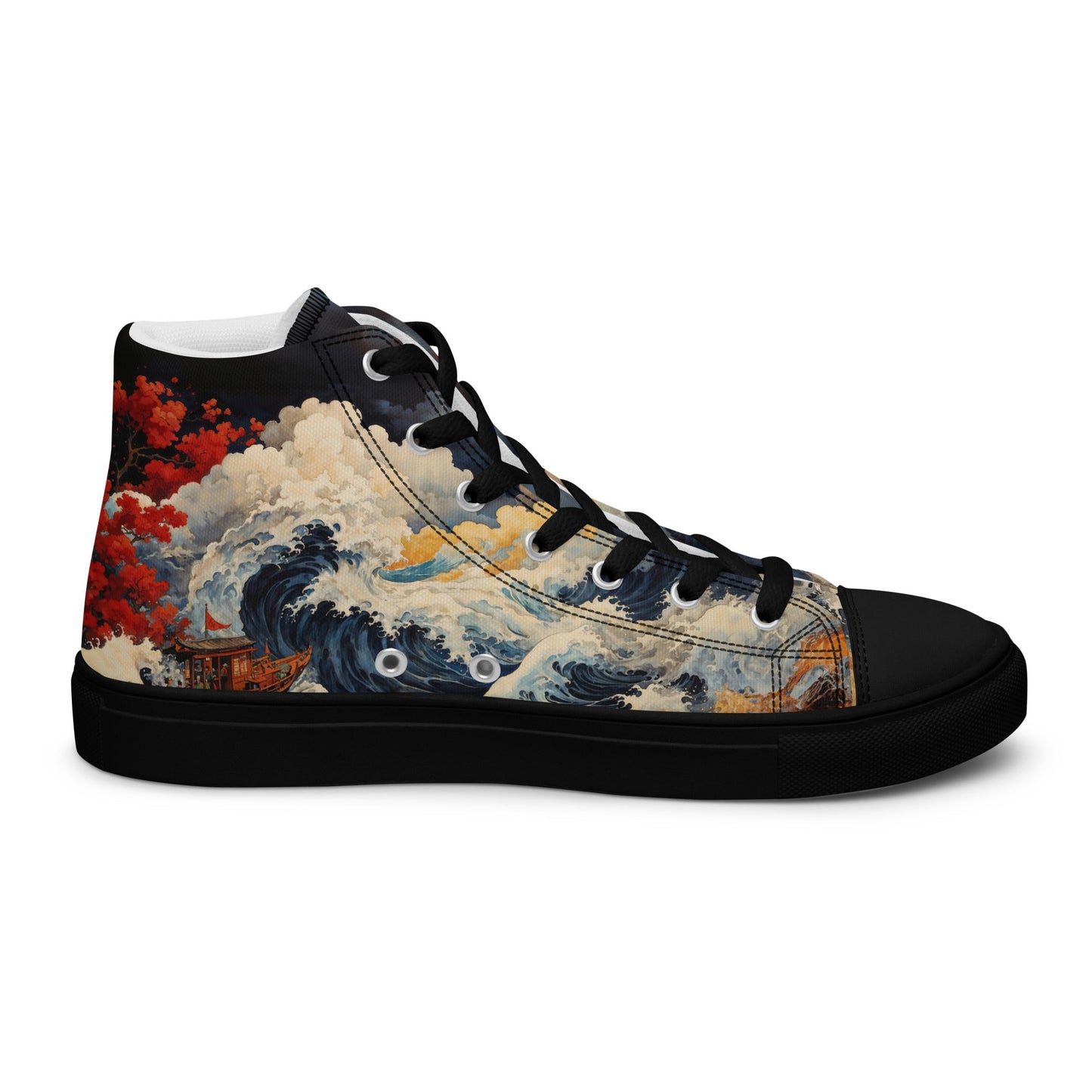 Unisex - high top canvas shoes - Storm - LucyKay store