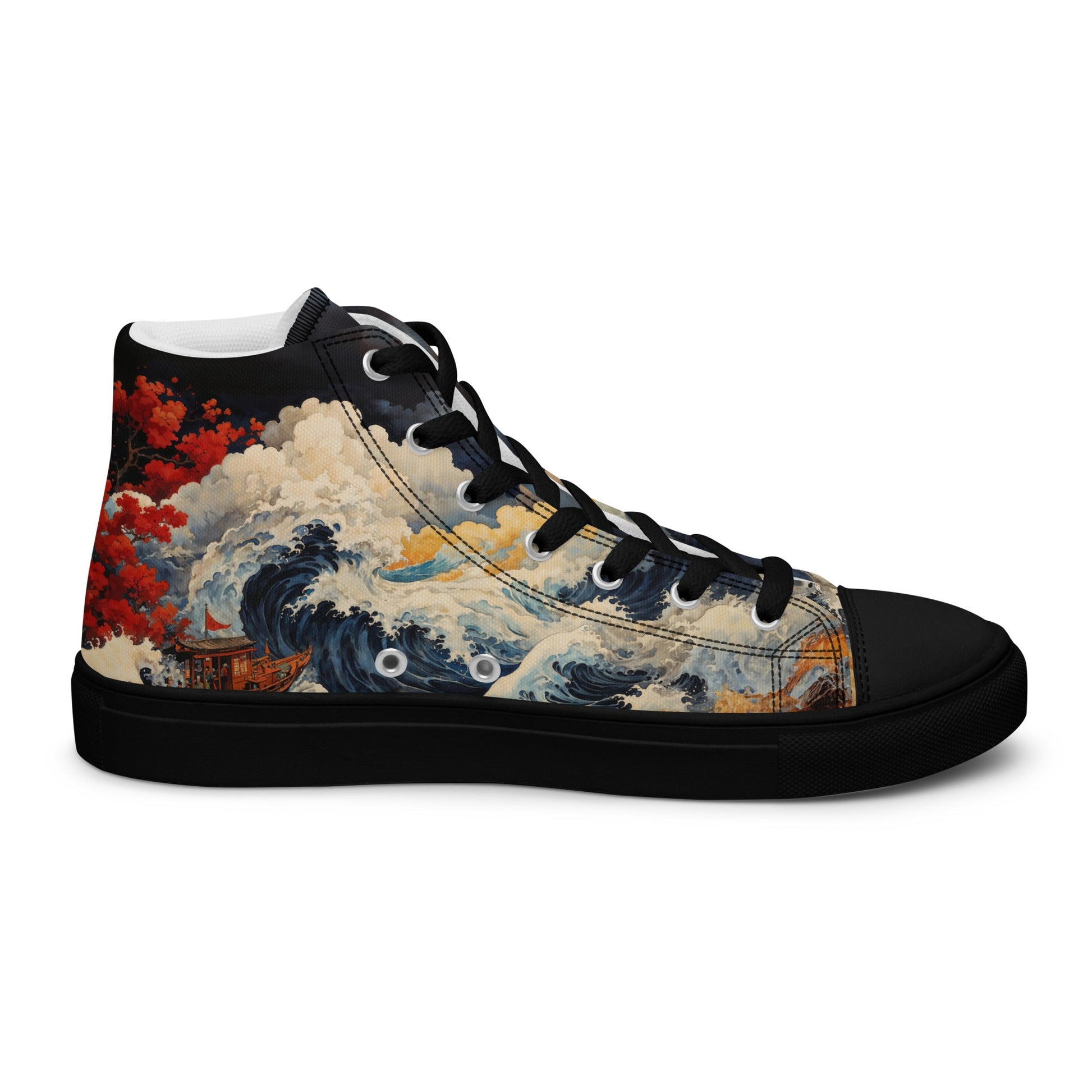 Unisex - high top canvas shoes - Storm - LucyKay store
