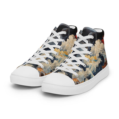 Unisex - high top canvas shoes - Storm - LucyKay store