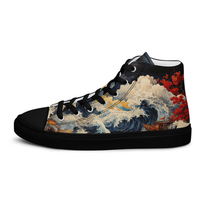 Unisex - high top canvas shoes - Storm - LucyKay store