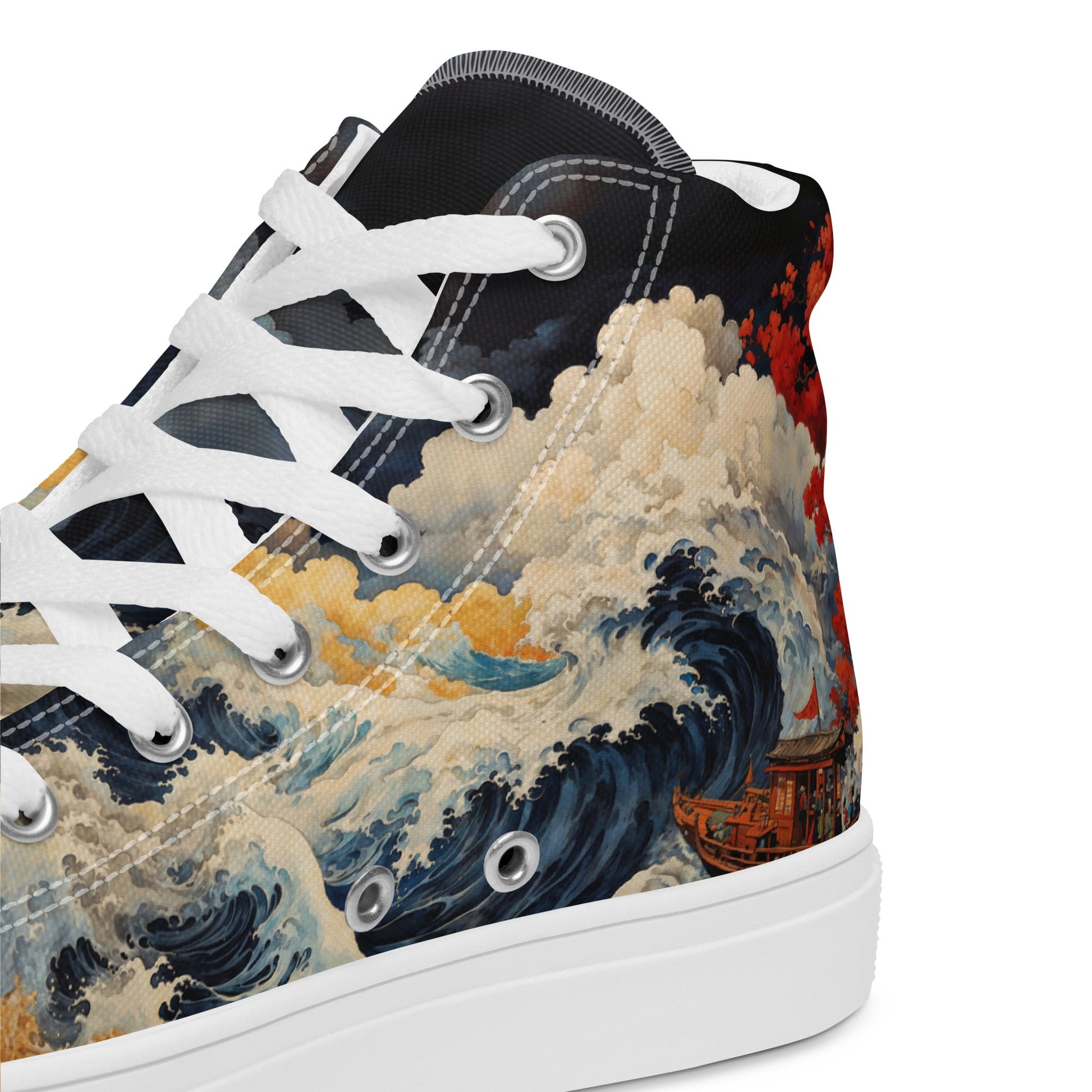 Unisex - high top canvas shoes - Storm - LucyKay store