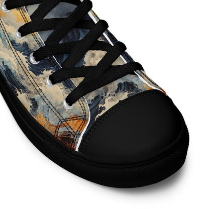 Unisex - high top canvas shoes - Storm - LucyKay store