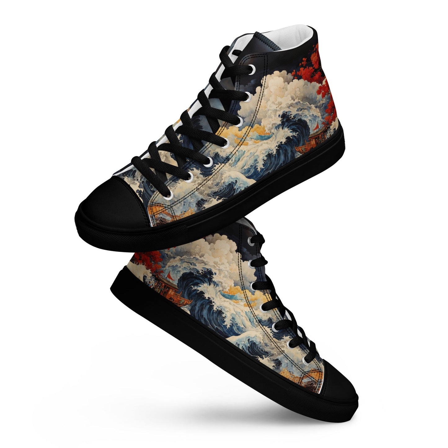 Unisex - high top canvas shoes - Storm - LucyKay store