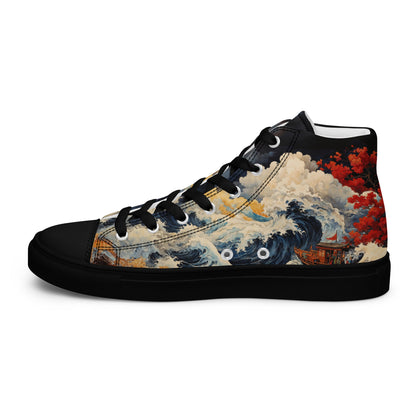 Unisex - high top canvas shoes - Storm - LucyKay store
