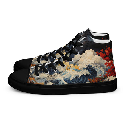 Unisex - high top canvas shoes - Storm - LucyKay store