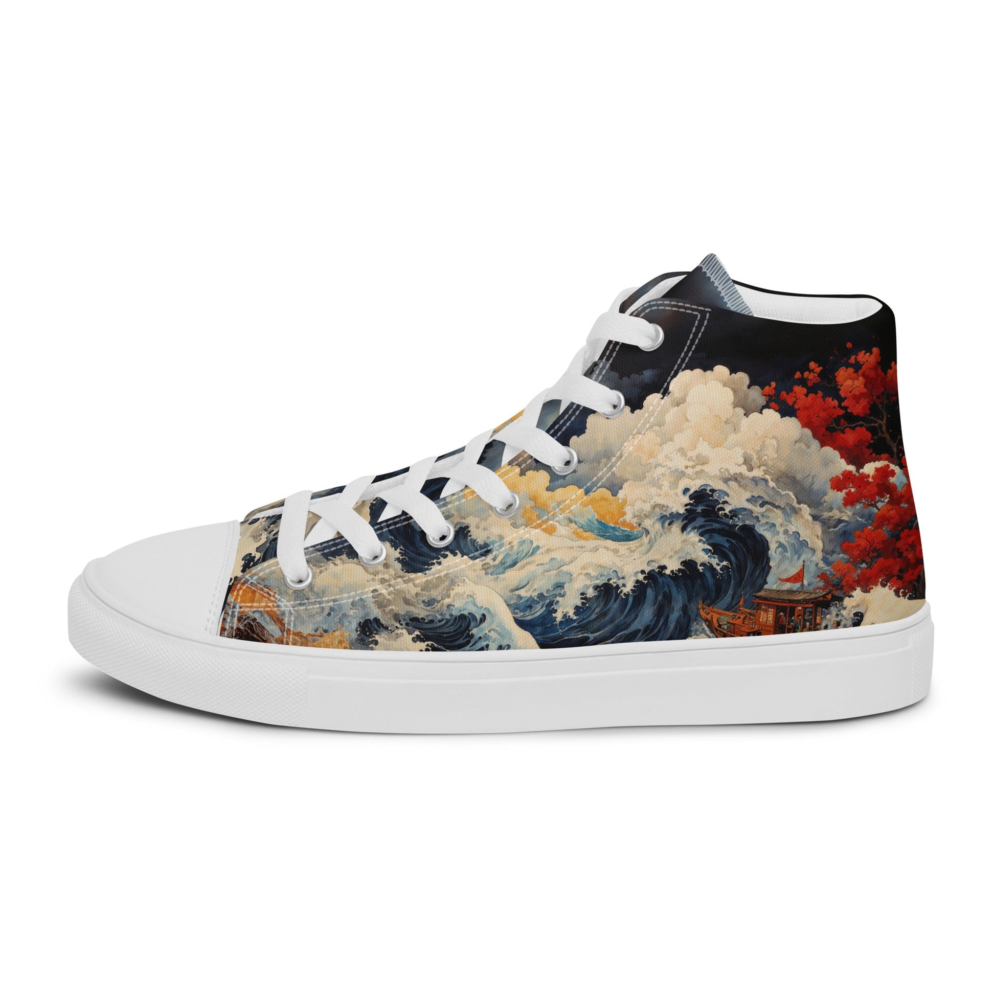 Unisex - high top canvas shoes - Storm - LucyKay store