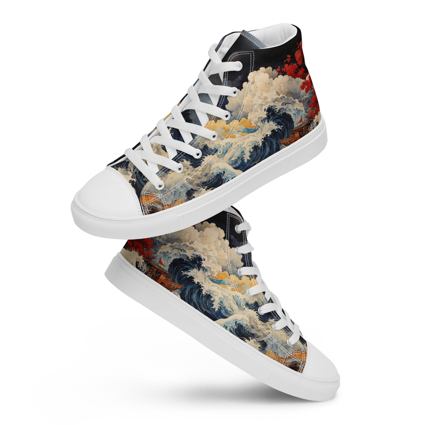 Unisex - high top canvas shoes - Storm - LucyKay store