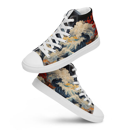 Unisex - high top canvas shoes - Storm - LucyKay store