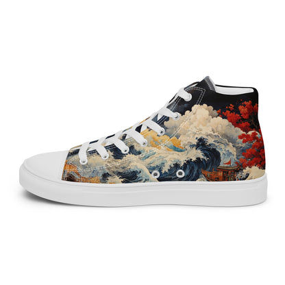 Unisex - high top canvas shoes - Storm - LucyKay store
