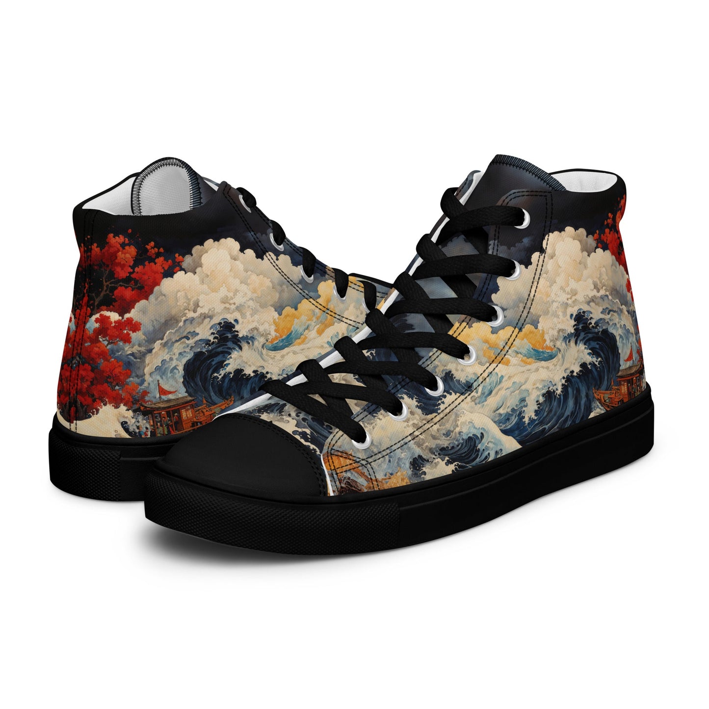 Unisex - high top canvas shoes - Storm - LucyKay store