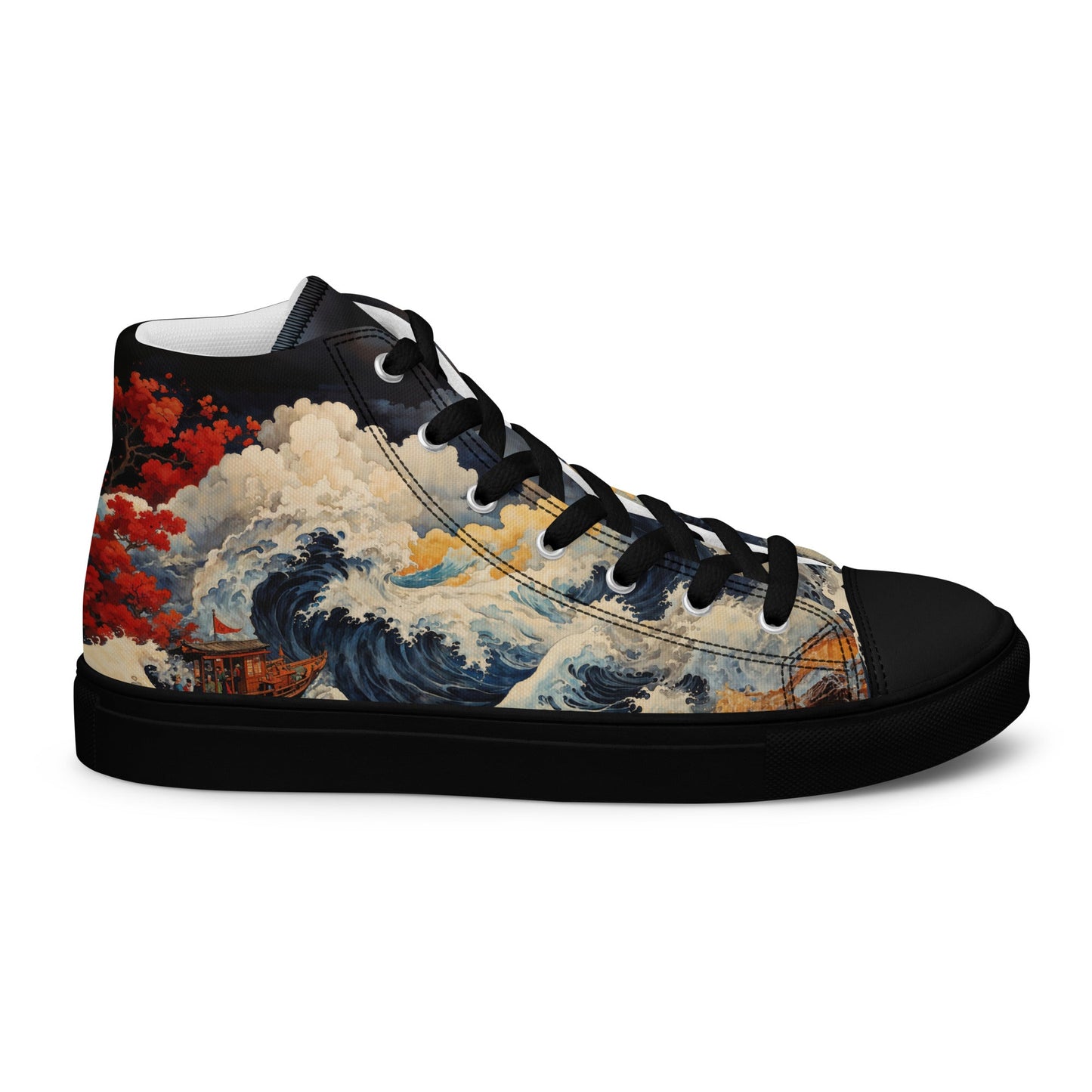 Unisex - high top canvas shoes - Storm - LucyKay store