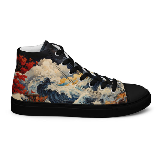 Unisex - high top canvas shoes - Storm - LucyKay store