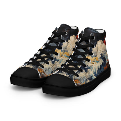 Unisex - high top canvas shoes - Storm - LucyKay store