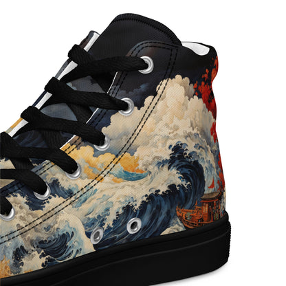 Unisex - high top canvas shoes - Storm - LucyKay store