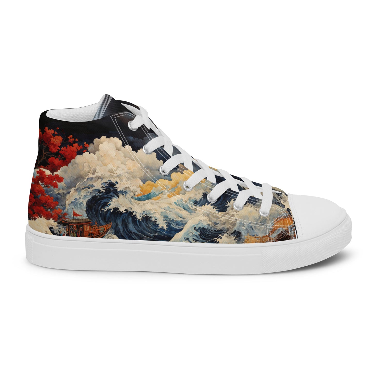 Unisex - high top canvas shoes - Storm - LucyKay store