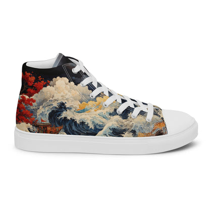 Unisex - high top canvas shoes - Storm - LucyKay store