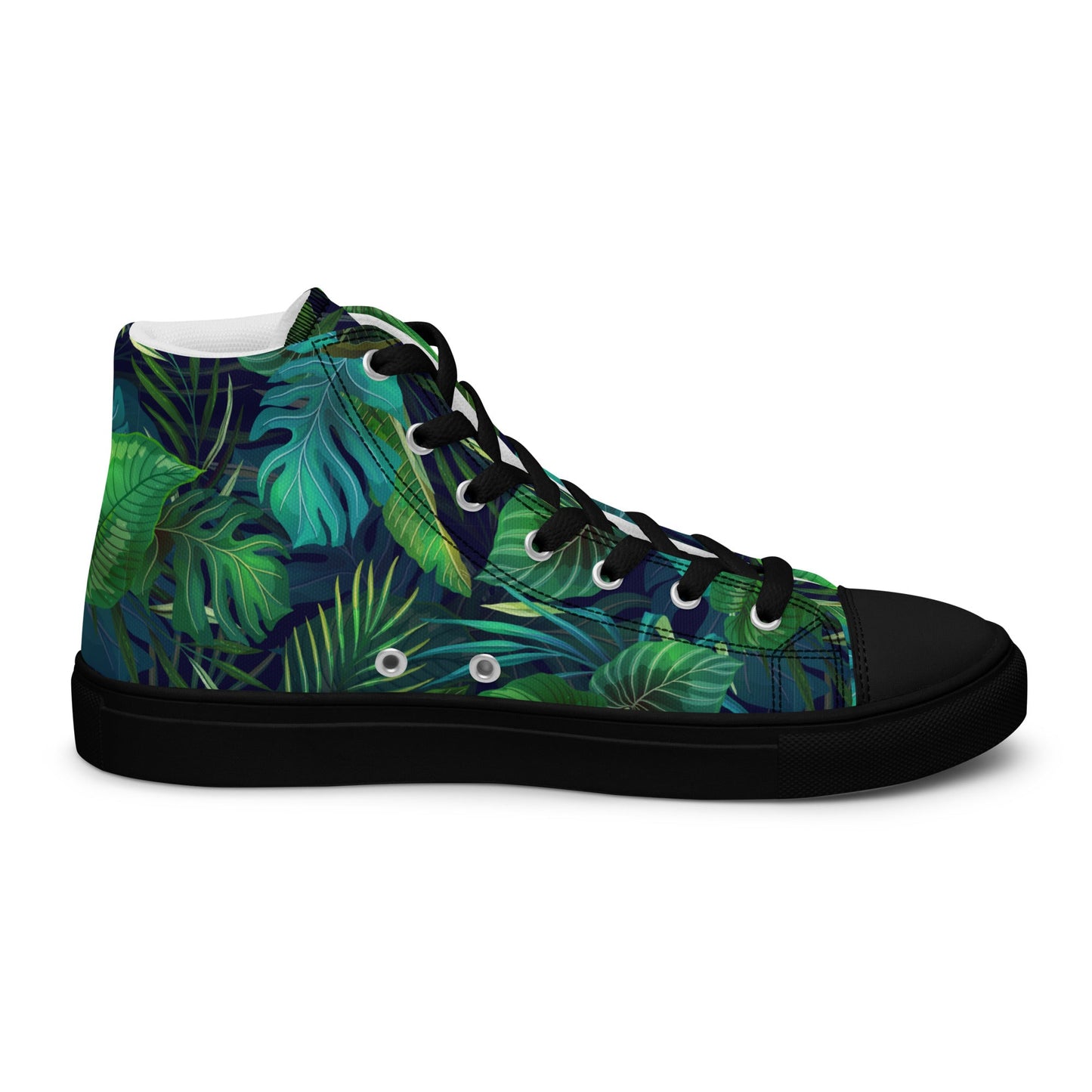 Unisex high top canvas shoes - Tropical - LucyKay store