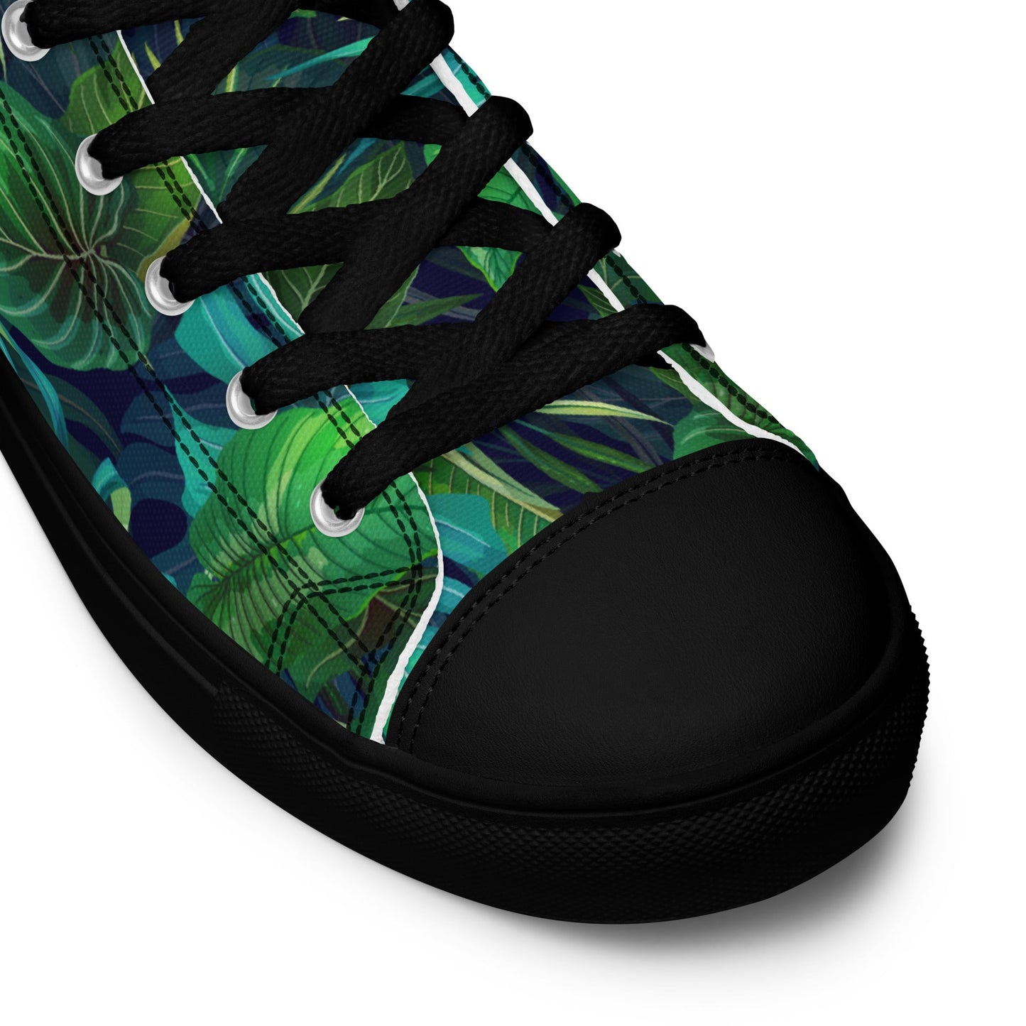 Unisex high top canvas shoes - Tropical - LucyKay store