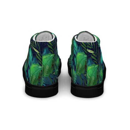 Unisex high top canvas shoes - Tropical - LucyKay store