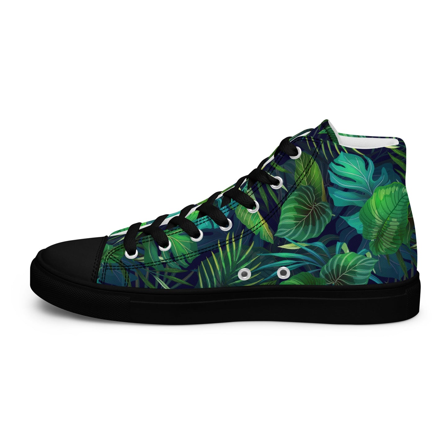 Unisex high top canvas shoes - Tropical - LucyKay store