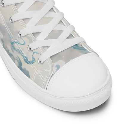 Unisex high top canvas shoes - Two Dragons - LucyKay store